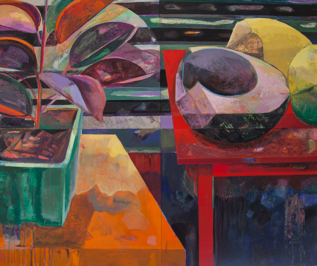 Che Lovelace, ‘Composition with rubber tree and black coconut’, 2017, Galerie Eric Hussenot