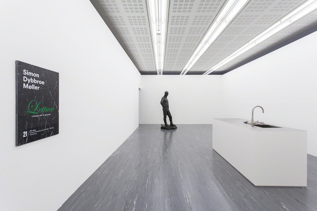 Exhibition view: Simon Dybbroe Møller − Lettuce
© Belvedere, Vienna Exhibition view: Simon Dybbroe Møller − Lettuce
© Belvedere, Vienna
