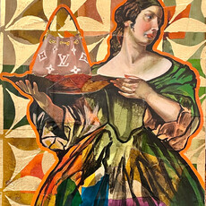 Gabriel Martin Roig, Lady with Louis Vuitton bag (2024)