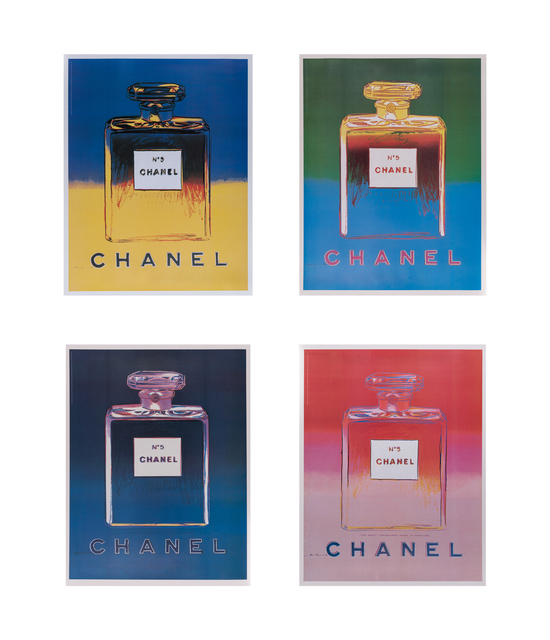 Andy Warhol, ‘Chanel No. 5 Suite’, 1997, Print, Set Of Four Offset Lithographs Laid To Canvas, Doyle