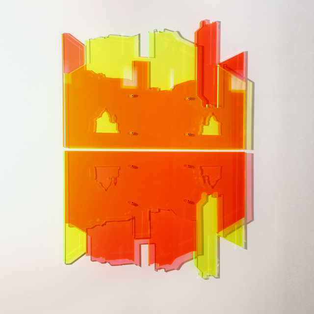 Francesco Candeloro, ‘Arrivi (Torino)’, 2015, Mixed Media, Laser etching on plexiglass, A arte Invernizzi