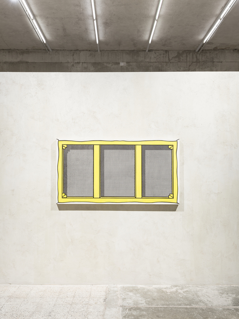 Roy Lichtenstein, ‘Exhibition view, featuring Roy Lichtenstein, Stretcher frame with vertical bar’, 1968, Fondazione Prada