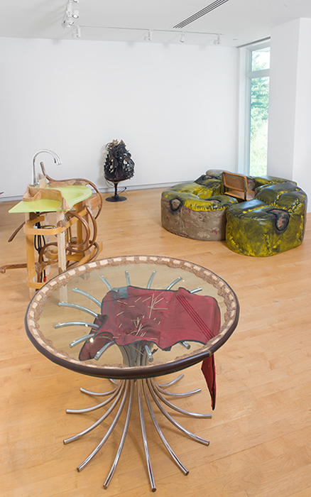 Jessi Reaves: Kitchen Arrangement (installation view), May 20, 2018 to January 13, 2019. The Aldrich Contemporary Art Museum, Ridgefield, CT. Photo: Jason Mandella. Jessi Reaves: Kitchen Arrangement (installation view), May 20, 2018 to January 13, 2019. The Aldrich Contemporary Art Museum, Ridgefield, CT. Photo: Jason Mandella.