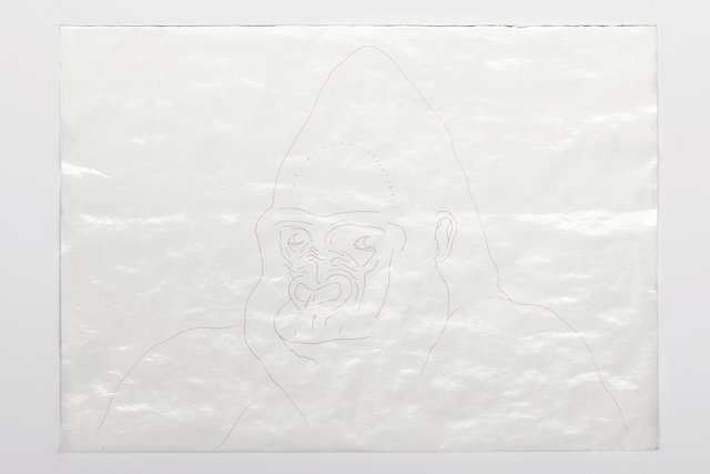 Abraham Cruzvillegas, ‘Abraham Cruzvillegas, (1968) Silverback self portrait with prominent belly, trying to remember how to use my opposable thumb in indelible, diverse and kinky ways, 7’, 2016, MOCA Cleveland Benefit Auction