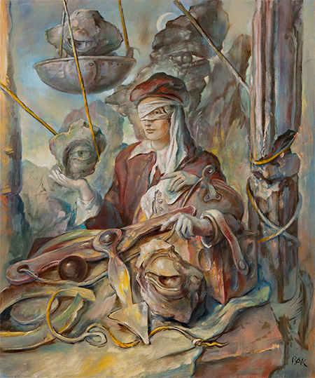 Samuel Bak, ‘In Search of a Portrait B’, Pucker Gallery
