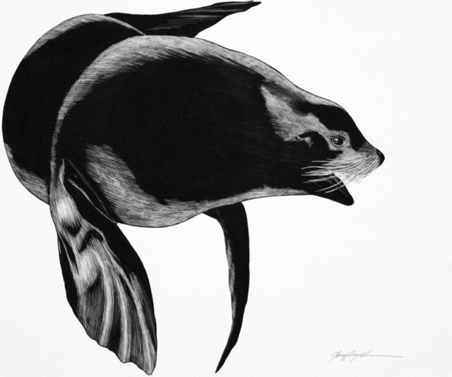 Tony Angell, ‘Northern Sea Lion’, 1982, Foster/White Gallery