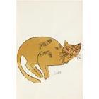 Andy Warhol - Green Sam With Red Eyes From 25 Cats Named Sam And One Blue Pussy (F. & S. IV. 67a)