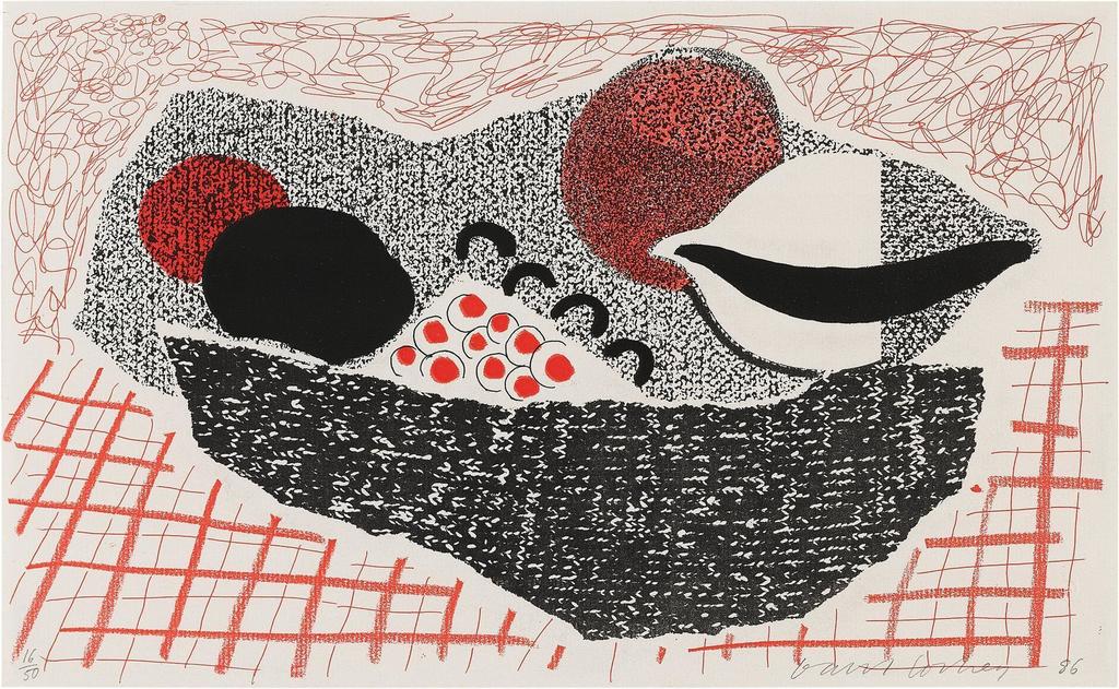 David Hockney - Lemons and Oranges (Not in M.C.A.T.)