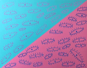 The Popologist, ‘UNTITLED PINK & BLUE’, 2017, Marcel Katz Art