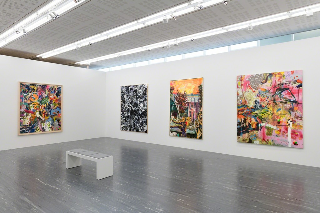Exhibition View Daniel Richter – Lonely Old Slogans, Photo: © Belvedere, Vienna, 2017 Exhibition View Daniel Richter – Lonely Old Slogans, Photo: © Belvedere, Vienna, 2017