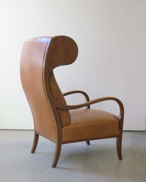 Frits Henningsen, ‘Unusual Wingback Chair, with sweeping arms and curved headrests’, 1940, Vance Trimble