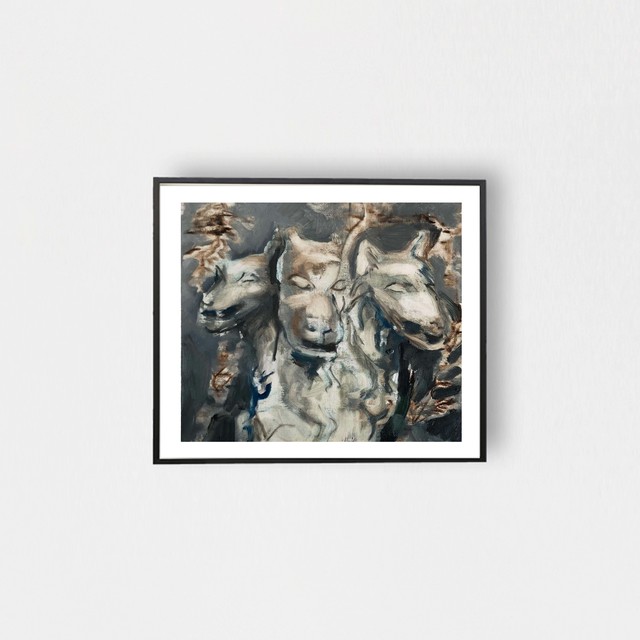 Tomas Harker, ‘Cerberus’, 2020, Painting, Oil on un-stretched canvas, bo.lee gallery