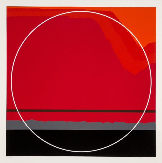 Thomas W. Benton, ‘Red Landscape’, 1979, Print, Silkscreen in colors on paper, Heritage Auctions
