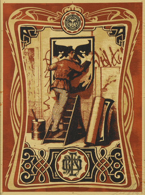 Shepard Fairey (OBEY), ‘Vintage Paster’, 2006, Millon