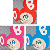 Takashi Murakami - And then and then and then and then and then (Red); And then and then and then and then and then (Pink)...