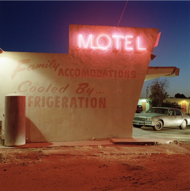 Jeff Brouws, ‘Motel Drive, Fresno, California’, 1991, Robert Klein Gallery