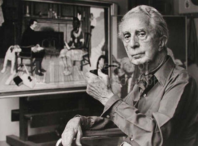 Alfred Eisenstaedt, ‘Norman Rockwell, Stockbridge, MA’, 1974, Photography, Silver Gelatin Print, Contessa Gallery