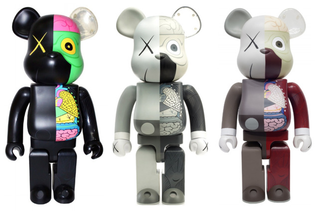 KAWS, ‘KAWS DISSECTED COMPANION BE@RBRICK 1000% SET OF 3’, 2009-2010, Marcel Katz Art
