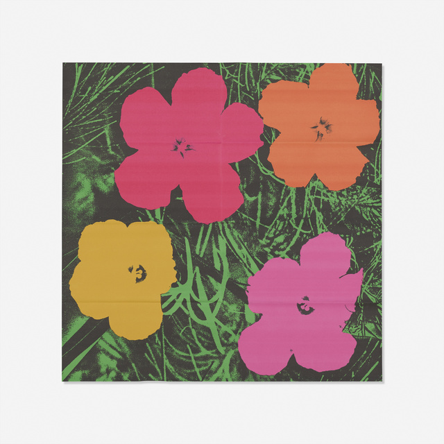 Andy Warhol, ‘Flowers’, 1964, Print, Offset lithograph in colors (mailer), Rago/Wright