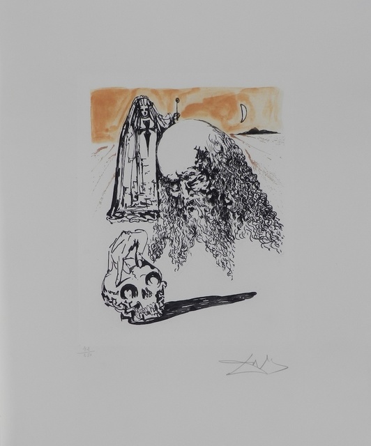 Salvador Dalí, ‘La Vida es Sueno Viellart Tete de Mort ’, 1973, Fine Art Acquisitions