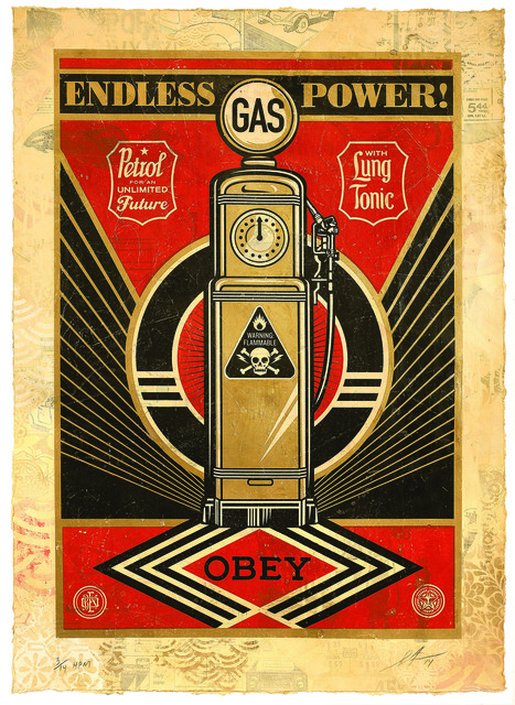 Shepard Fairey, ‘Endless Power’, 2014, Underdogs Gallery