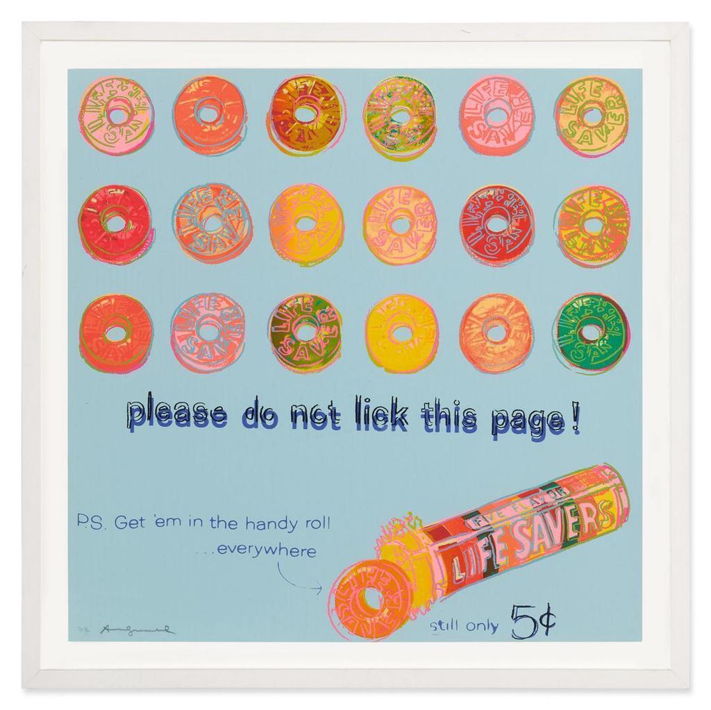 Andy Warhol - LIFE SAVERS (SEE F. & S. IIB.353)