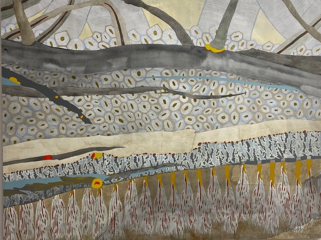 Meredith Nemirov, ‘Blowdown 8’, 2020, Painting, Watercolor, ink and gouache on Rives BFK, four coats UV varnish mounted on wood panel, MiXX projects + atelier