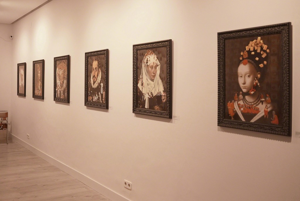 The series of portraits, printed on glossy photo paper The series of portraits, printed on glossy photo paper