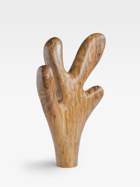 Claudia Comte, ‘Fire Coral (four long fingers)’, 2019, Sculpture, Almond wood, KÖNIG GALERIE