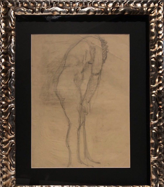 Louise Bourgeois, ‘2 works: Jeune femme inclinée on front and Femme assise on the backside’, 1936-1938, Odalys