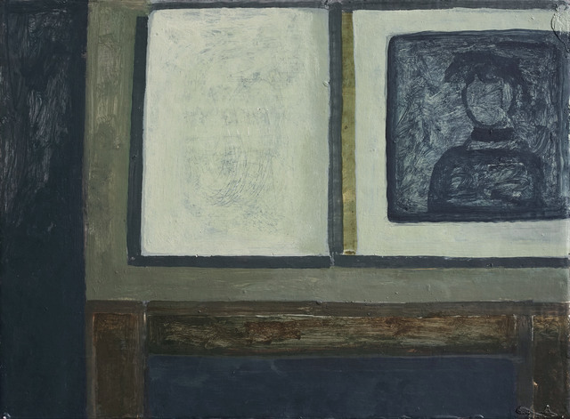 William Wright, ‘Painter's table I’, 2018, Painting, Acrylic on gesso panel, Galerie Ariane C-Y