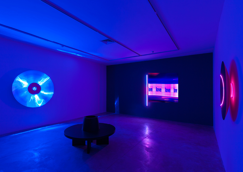Installation view of Chris Levine: Light is Love Installation view of Chris Levine: Light is Love