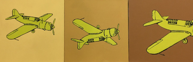 Charles Buckley, ‘Airplane’, 2015, Painting, Acrylic on canvas, Susan Eley Fine Art