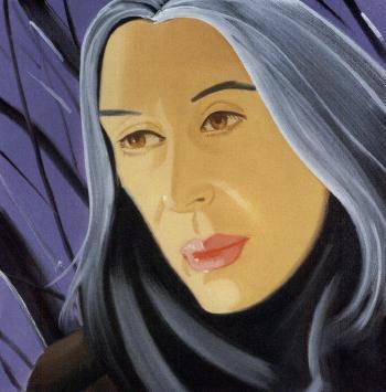 Alex Katz - Ada in purple