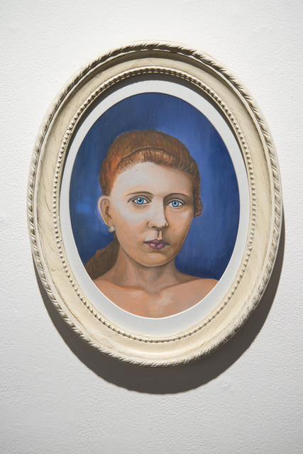 Gil Yefman, ‘Klara (the Fuhrer's Mother)’, 2013, Painting, Oil on paper, Ronald Feldman Gallery