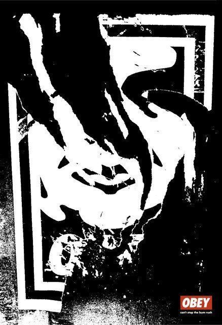 Shepard Fairey (OBEY), ‘Ripped Face Offset’, 2001, KP Projects