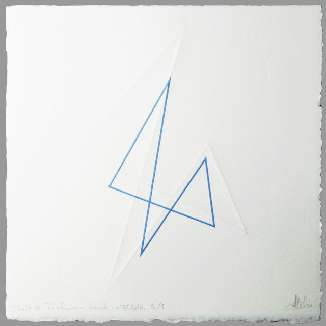 CHANTAL ATELIN, ‘Trait 31’, 2016, Galerie Marie-Robin