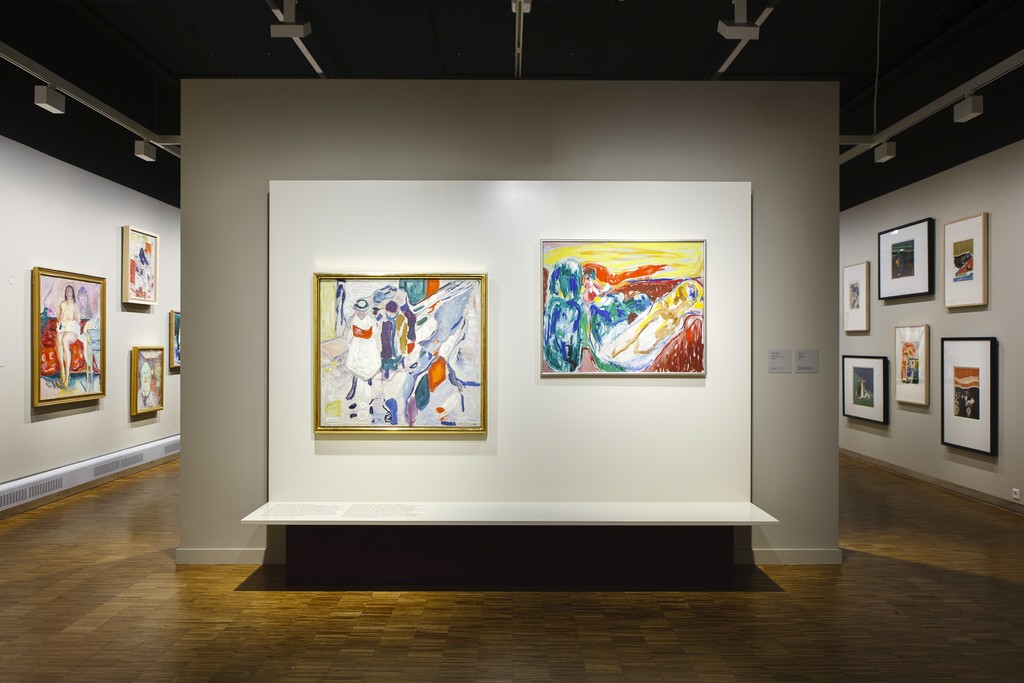 Installation view of "Jorn + Munch" at Munch Museum, Oslo (2016-2017) Installation view of "Jorn + Munch" at Munch Museum, Oslo (2016-2017)