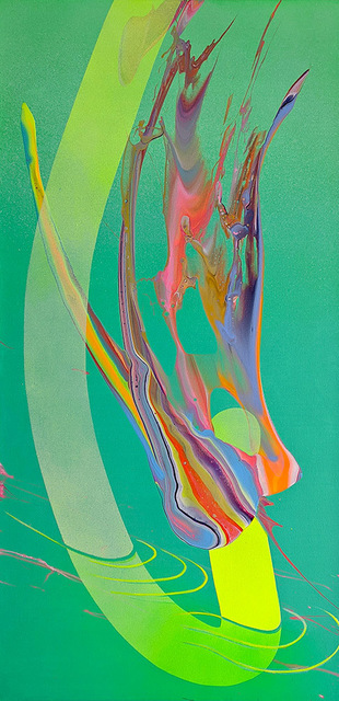 Erik Minter, ‘Dopamining’, 2020, Painting, Acrylic and Spray Paint on canvas, StolenSpace Gallery