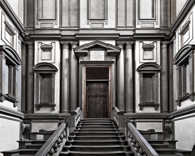 Massimo Listri, ‘Biblioteca Laurenziana II, Florence, Italy’, 2018, Photography, Chromogenic Print - Framed, CHROMA GALLERY