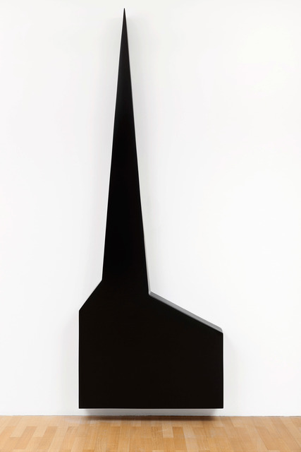Robert Therrien, ‘No title (black chapel)’, 2015, Sculpture, Enamel on metal, Gagosian