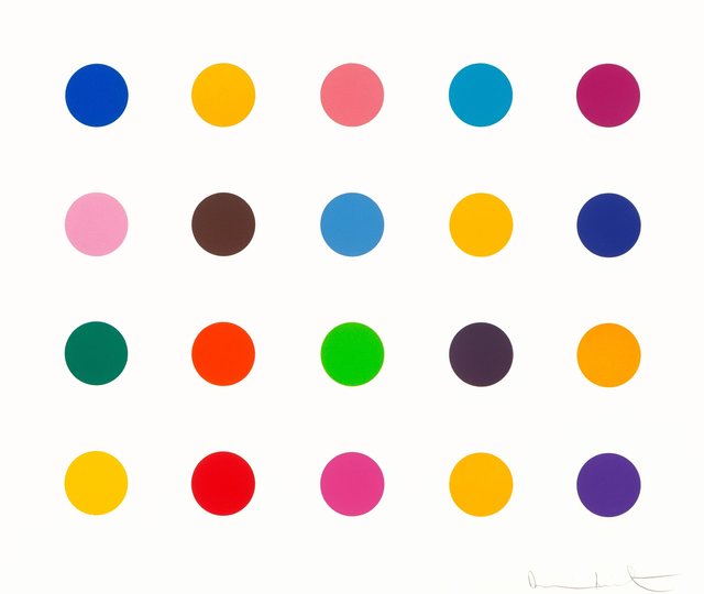 Damien Hirst | Esculetin, from 40 Woodcut Spots (2011) | Artsy