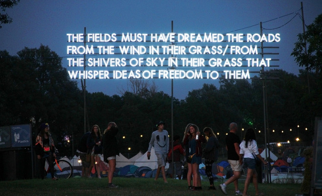 Robert Montgomery, ‘Secret Garden Party Poem 1 ’, 2014, Mannerheim Gallery