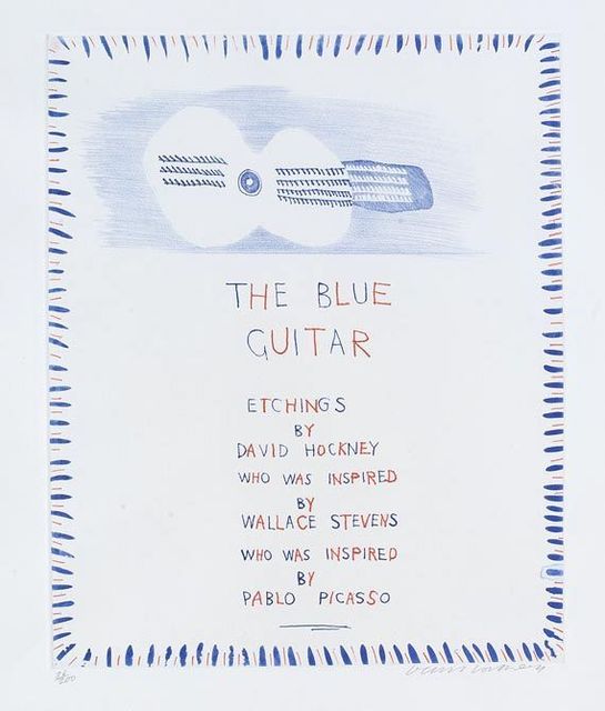 David Hockney, ‘The Blue Guitar’, 1977, Tanya Baxter Contemporary