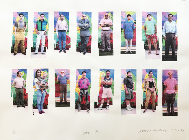David Hockney, ‘LA Visitors (a seven page portfolio) - page 7’, 1990-1991, Hamilton-Selway Fine Art