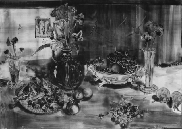 Christopher Cook, ‘Plate of Birds’, 2016, Drawing, Collage or other Work on Paper, Graphite, resin, and oil on coated paper, RYAN LEE