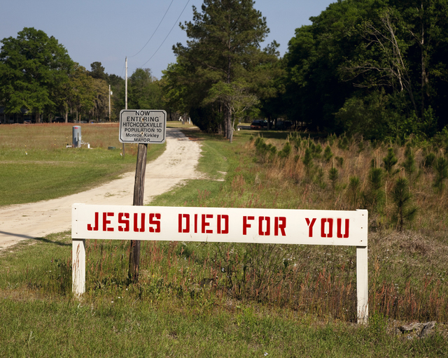 Gillian Laub, ‘Jesus died for you’, 2010, Benrubi Gallery