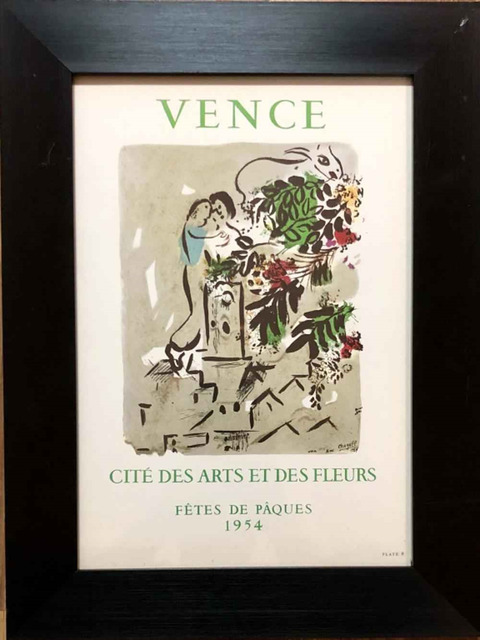 Marc Chagall, ‘Vence. Cite des Arts et des Fleurs, 1954’, 1954, Print, Lithograph, Leviton Fine Art