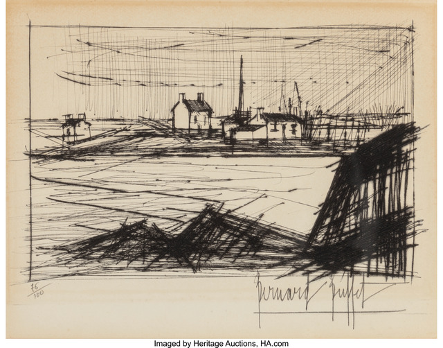 Bernard Buffet, ‘Landscape’, n.d., Heritage Auctions