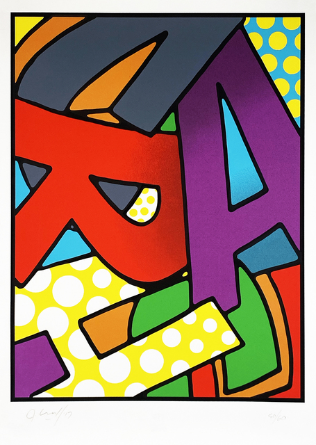 CRASH, ‘'Scrabble'’, 2017, Print, 9-color screen print on 240gsm Arches fine art paper., Signari Gallery
